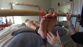 Toe Tied Tickling For My Desperately Ticklish Boyfriend! 1080 HD PREVIEW