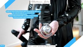 POV: The Ultimate Solution for Your Flaccid Cock - Cuckolding & Chastity - Mistress Julia