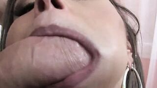 Thin Amateur Japanese girl cheats with big white cock