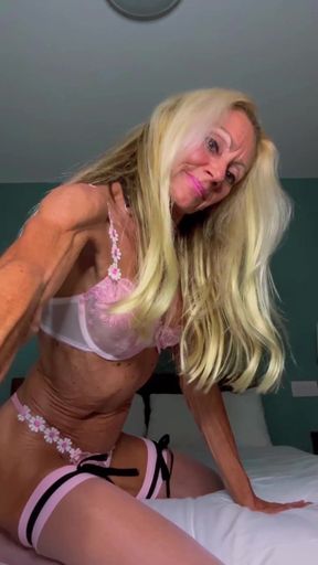 Pink Barbie MILF Spreads Her Legs & Makes You Cum