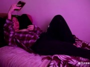 Twink Ignores and blindfolds you while masterbating