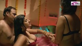 Interracial wife-sharing Indian milfs begging for rough anal&#x1F44C; creampie from horny&#x1F975; father-in-law