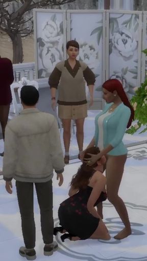 Stunning moment from &quot;The Blissful Simmers_Wedding after party turned sex party&quot;