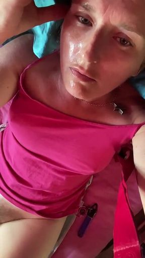 Super Sweaty, Intense, Orgasm Face!
