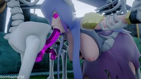 Witch From Clash Royale Spawned Her Skeletons For Rough Sex