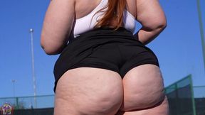 gibby the tennis player smashes slim thick chick red head pawg