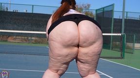 gibby the tennis player smashes slim thick chick red head pawg