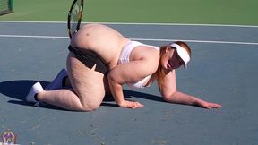 gibby the tennis player smashes slim thick chick red head pawg