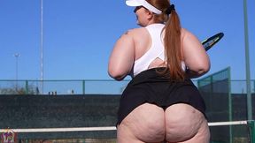 gibby the tennis player smashes slim thick chick red head pawg