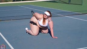 gibby the tennis player smashes slim thick chick red head pawg