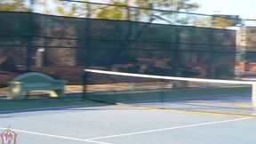 gibby the tennis player smashes slim thick chick red head pawg