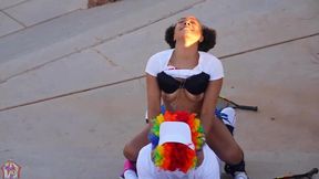 gibby the tennis player smashes slim thick chick red head pawg
