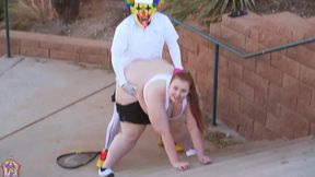 gibby the tennis player smashes slim thick chick red head pawg