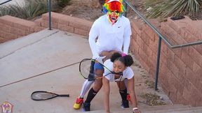 gibby the tennis player smashes slim thick chick red head pawg