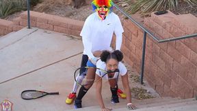 gibby the tennis player smashes slim thick chick red head pawg
