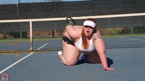 gibby the tennis player smashes slim thick chick red head pawg