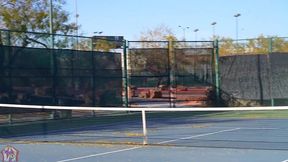 gibby the tennis player smashes slim thick chick red head pawg
