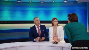 Good and bitchy redhead Elly Clutch is fucking with her lovely boss