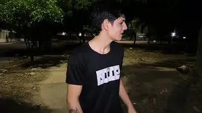 While I'm alone and lost in an abandoned park I find a famous streamer who takes me to his house to give me a hard fuck.