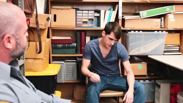 Perps4Sale. - Skinny twink thief seduced rough and