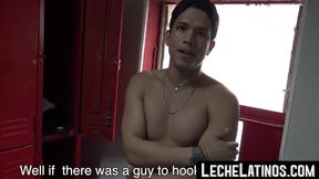 After performing wet blowjobs and barebacking a straight Latino turns gay