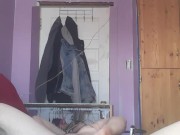 Jerk off in the window