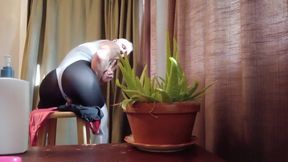 Spandex pantyhose cosplay cum on everything my ass looks so pretty in leggings