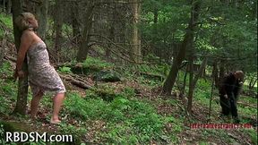 Muzzled playgirl needs wild taming