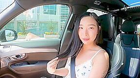 Asian Elie Lee Shows Pussy In Public And Craves More Cock In Hotel Room - BangRealTeens