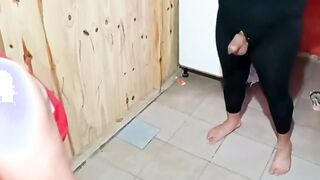 Ballbusting fem dom kick