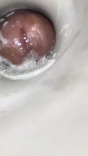 CAMERA INSIDE THE VAGINAL PIPE: A LOT OF EJACULATION IN THE VAGINAL PIPE! ASMR BEST 4K YOUNG MAN SPERM SQUIRT   Clip 2