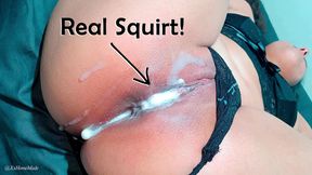 What Is Coming Out of Her Pussy? - Real Squirts!