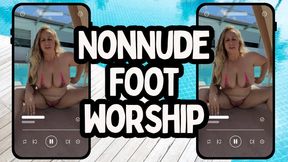 Nonnude foot worship