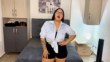 Camila Talum - Super Thick Huge Ass Colombian Slut Takes Huge BWC In First Porn Video Latina Porn Casting