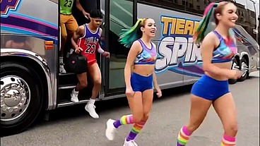 HERE NEW! Spa BBC (( 10 Slutty cheerleaders! "OPENED and DESTROYED )) We fucked with all BBC USA basketball team in exchange for victory, we getting asses and pussies pounded anal GAPED [AI Generated]