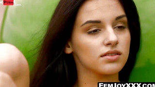 FemJoyXXX.com - Sasha C's outdoor seduction and slow  sexy posing