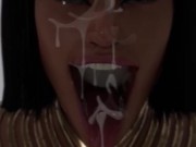 VERTICAL SFM - BIG CUMLOAD ON EGYPTIAN GODDESS FACIAL