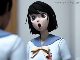 Anime Sex College Video 8 - Big Titty Bffs Practice Scissoring Together at Comics Sex University