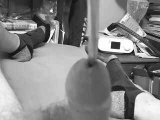 Urethra play and cum