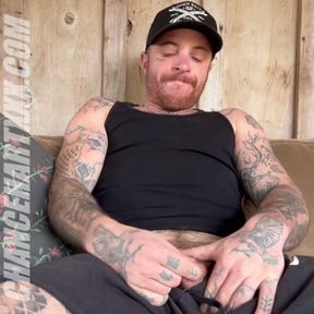 horny transman blows out his hole