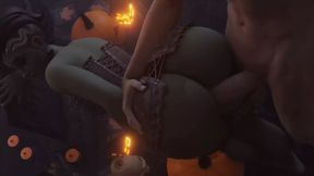 Halloween Sombra Bent Over And Fucked In The Ass