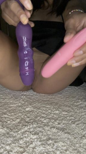 Quick cum with my toys 🧸