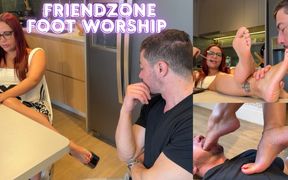Goddess Kiffa Gets Simp Friend on Hungover to Worship Her Feet - Foot Worship - Foot Smelling