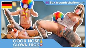 "GERMAN: Carnival Creep clown bangs egirl! SEX-FREUNDSCHAFTEN"