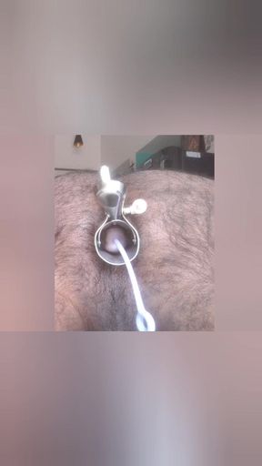 Double butt plug use in a single hole.