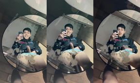Twink argentino destroza leche blanca solo patada manos libres