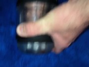 Dick Flash Towel Drop Then A Fleshlight Fuck Cumming All Over The Towel