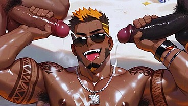 hentai anime latinos muscle gay young anal beach