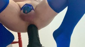 Doing my little ass at a friend's house