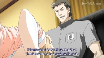 Twink anime boy gets a messy handjob in hardcore hentai scene